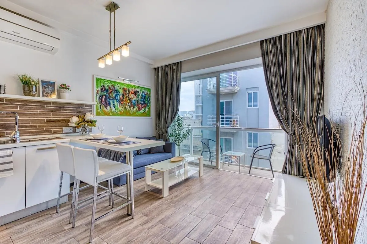 Appartamento Stylish 1Bedroom Studio In The Heart Of St Julians 202 San Giuliano
